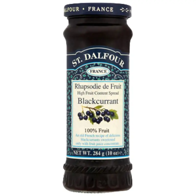 Blackcurrant Fruit Spread 284g (St Dalfour)