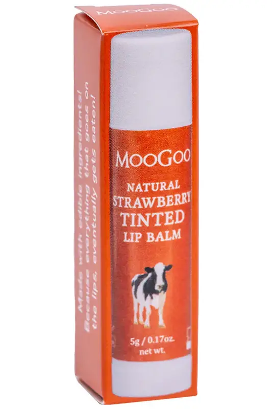 Strawberry Tinted Lip Balm 5g (Moogoo)