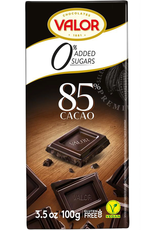 Sugar Free 85% Dark Chocolate 100g (Valor)