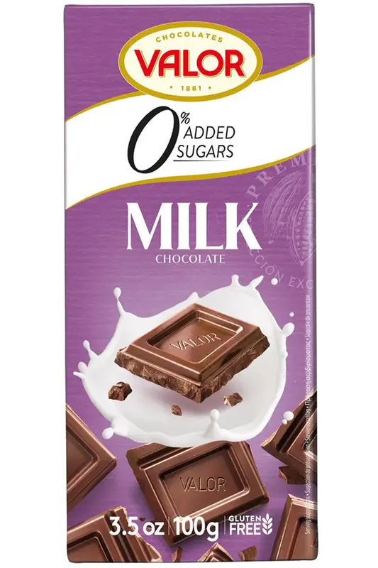 Sugar Free Milk Chocolate 100g (Valor)