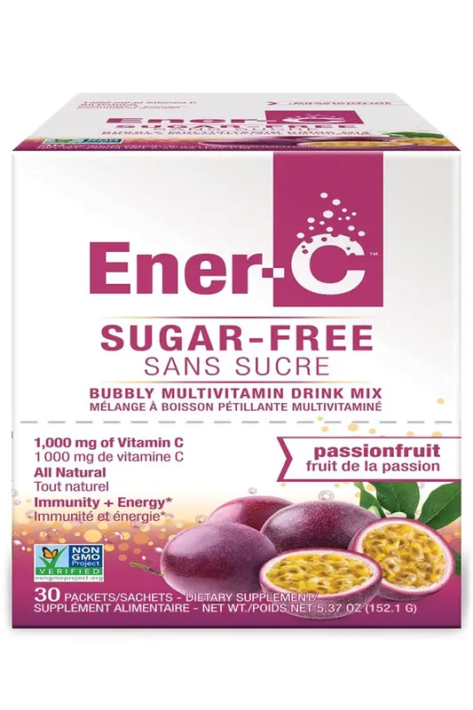 Sugar Free Multivitamin Drink Passion Fruit 30 Sachets (Ener-C)