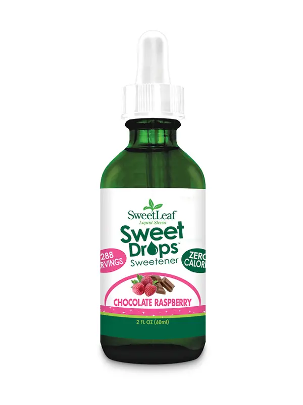 Natural Stevia Sweetdrops 60ml, Chocolate Raspberry (SweetLeaf)