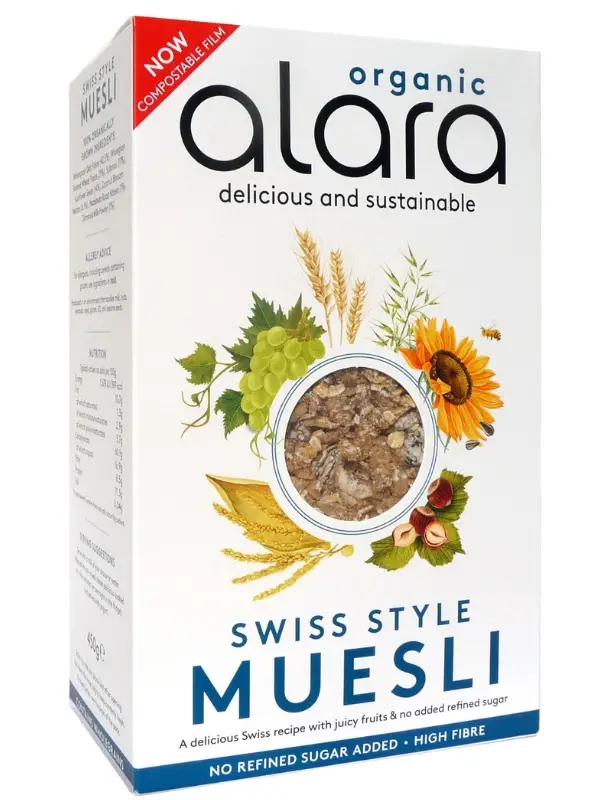 Swiss Style Muesli 450g, Organic (Alara)