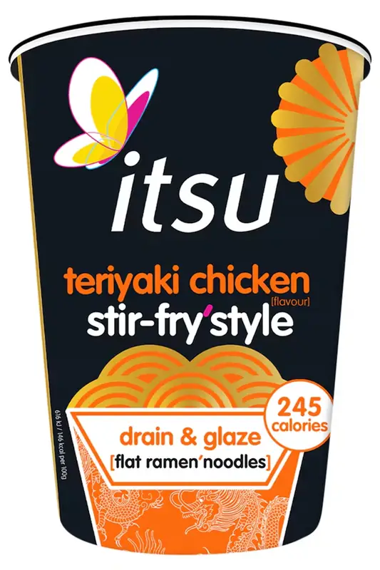 Teriyaki Stir Fry Noodle Cup 81g (Itsu)