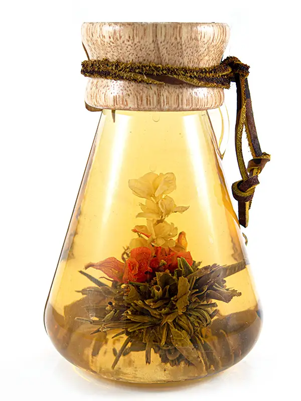 Tiger Leaping Flowering Tea x 10 Pods (Sussex Wholefoods)