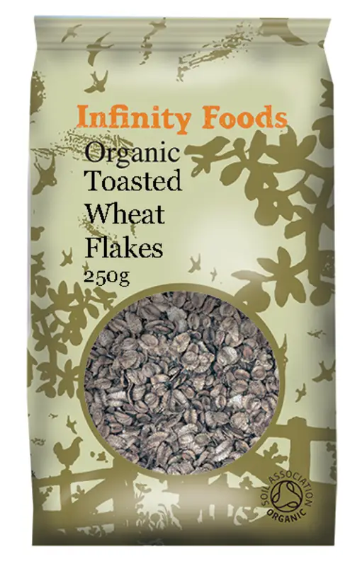 Toasted Wheat Flakes, Organic 250g (Infinity Foods)