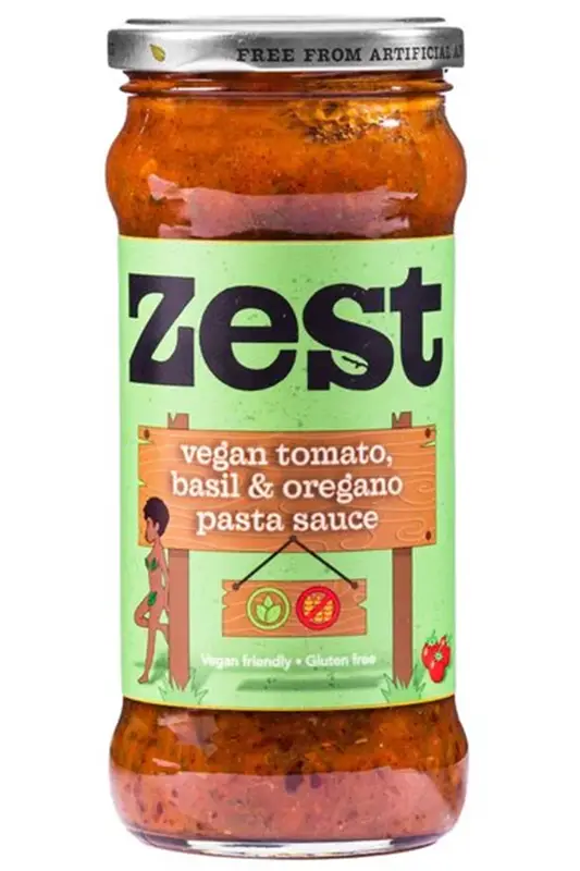 Tomato, Basil & Oregano Pasta Sauce 340g (Zest)