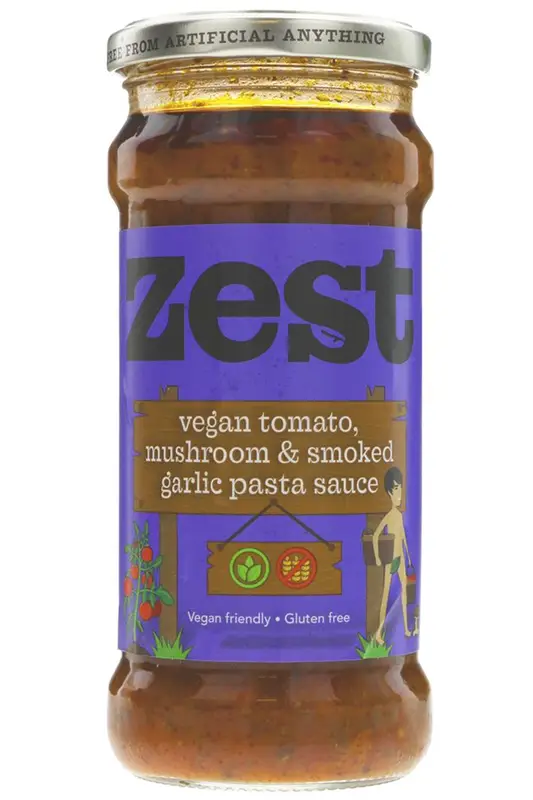Tomato, Mushroom & Smoked Garlic Pasta Sauce 340g (Zest)