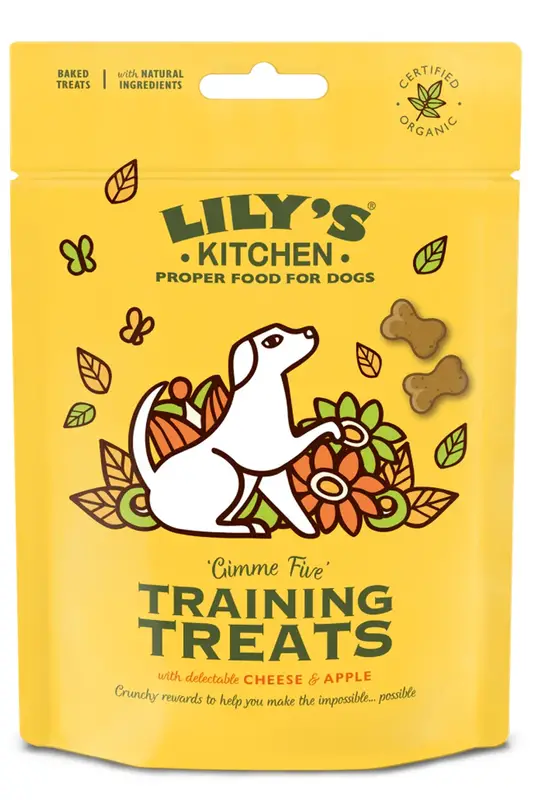 Organic Training Treats with Cheese & Apple 80g (Lilys Kitchen)