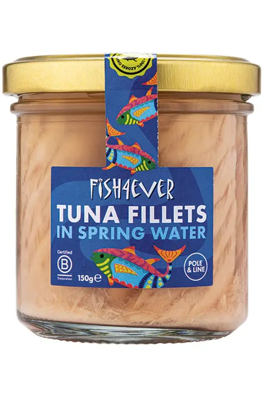 Azores Tuna Fillets in Spring Water 150g (Fish4Ever)