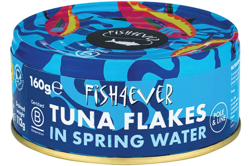 Skipjack Tuna Flakes in Spring Water 160g (Fish4Ever)