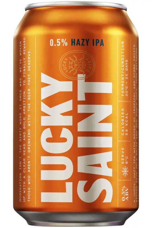 Unfiltered Hazy IPA 330ml (Lucky Saint)