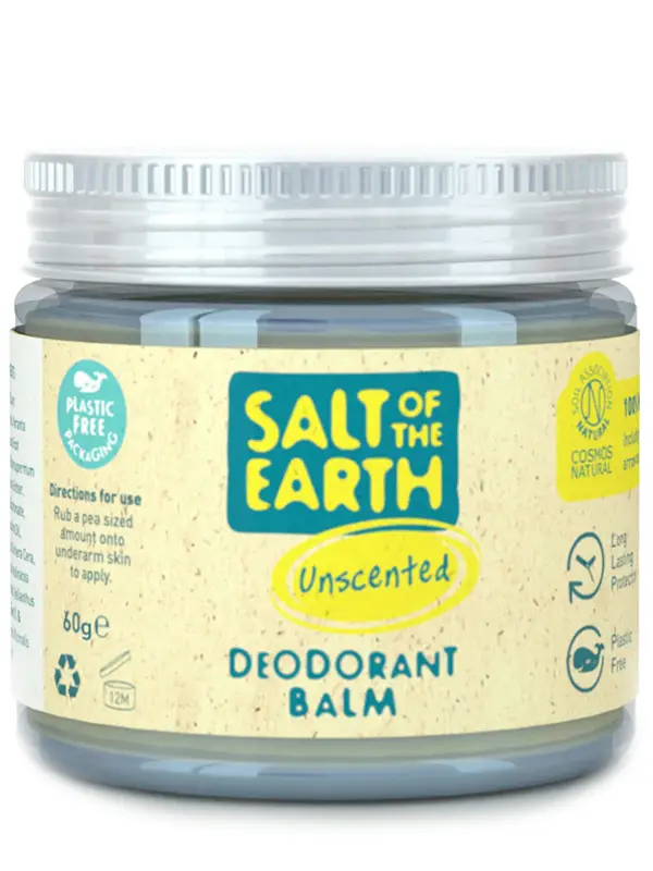 Unscented Deodorant Balm 60g (Salt of the Earth)