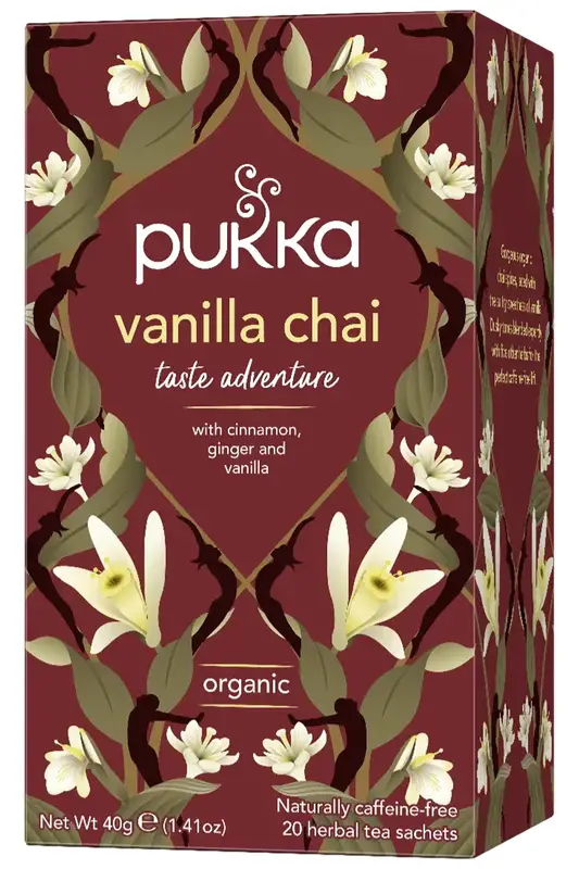 Organic Vanilla Chai Tea 20 x Sachets (Pukka)