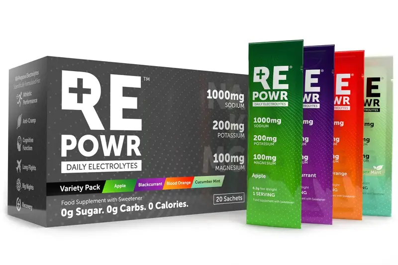 Variety Mix 2 x 20 Sachets (REPOWR Daily Electrolytes)