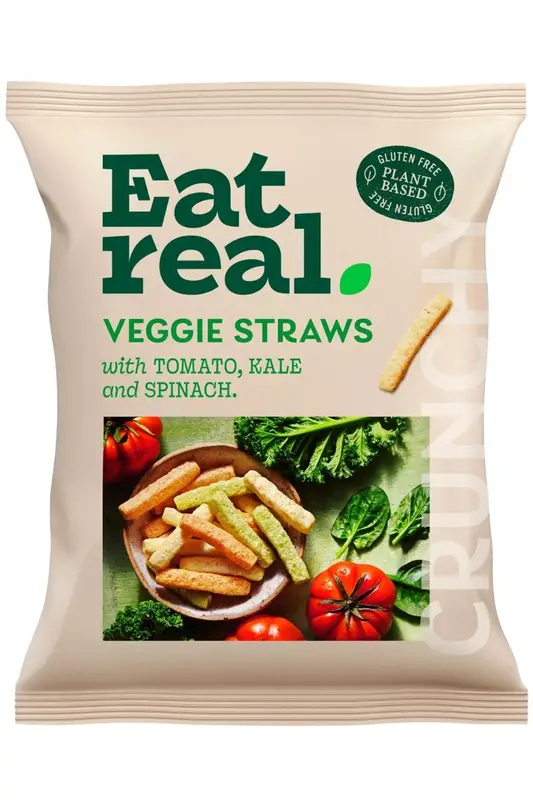 Veggie Straws Sea Salt 45g (Eat Real)