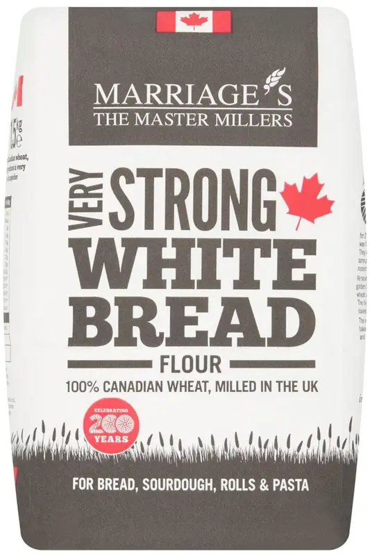 Very Strong White 100% Canadian Bread Flour 1.5kg (Marriages)