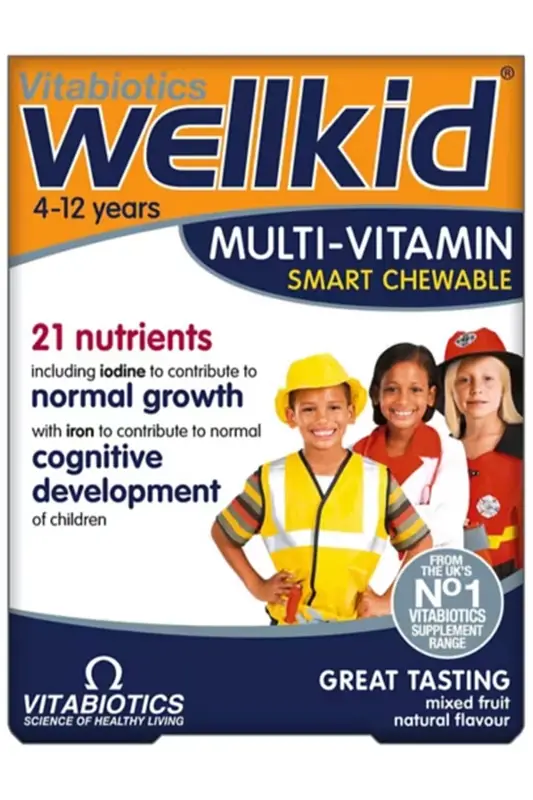 Wellkid Smart Chewable 30 Tablets (Vitabiotics)