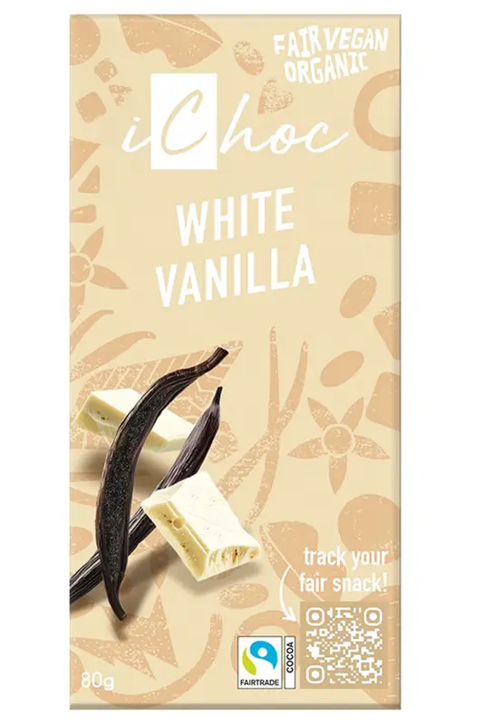 Organic White Vanilla 80g (iChoc)