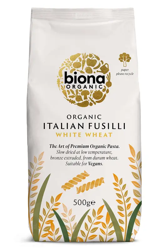 Organic White Fusilli 500g (Biona)