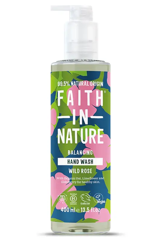 Wild Rose Hand Wash 400ml (Faith in Nature)
