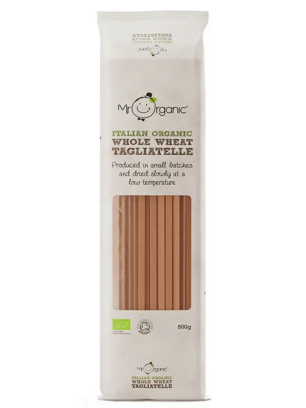 Organic Whole Wheat Tagliatelle Pasta 500g (Mr Organic)