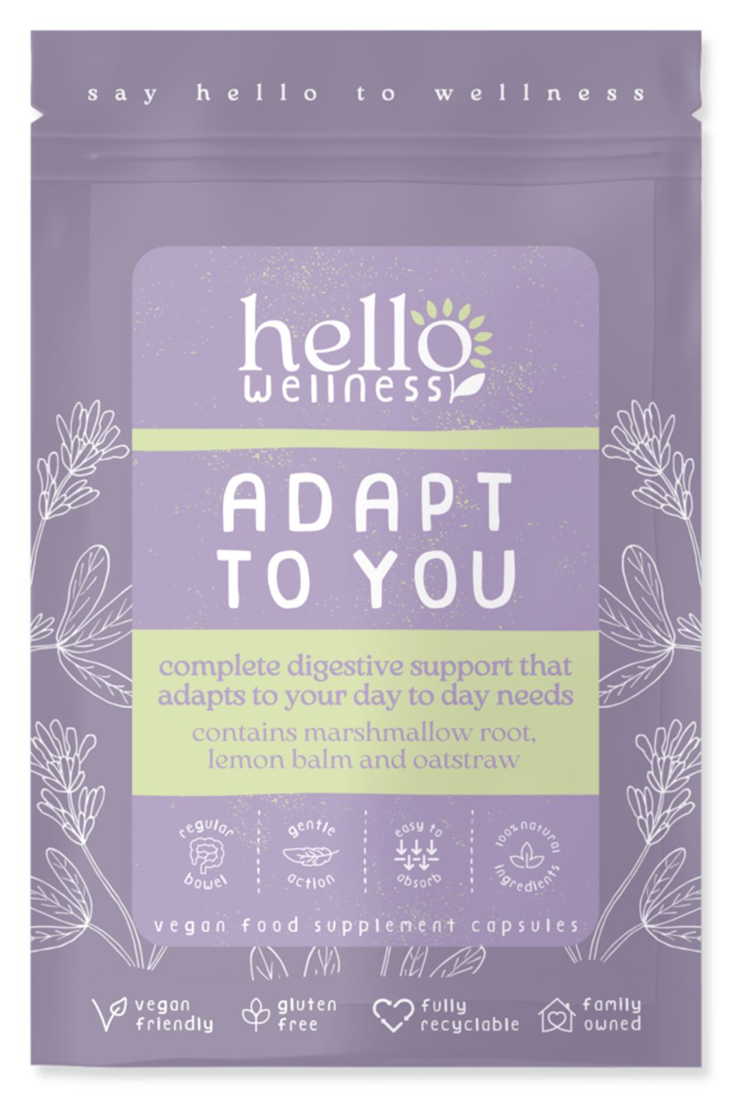 Capsule Hello Adapt to You 60 Capsules (Hello Wellness) | Healthy Supplies