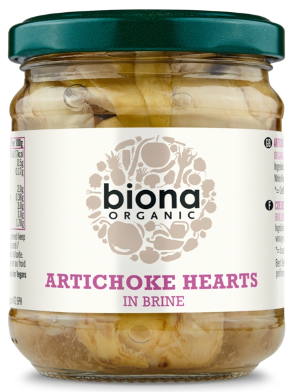 Artichoke Hearts in Brine, Organic (Biona) Healthy Supplies