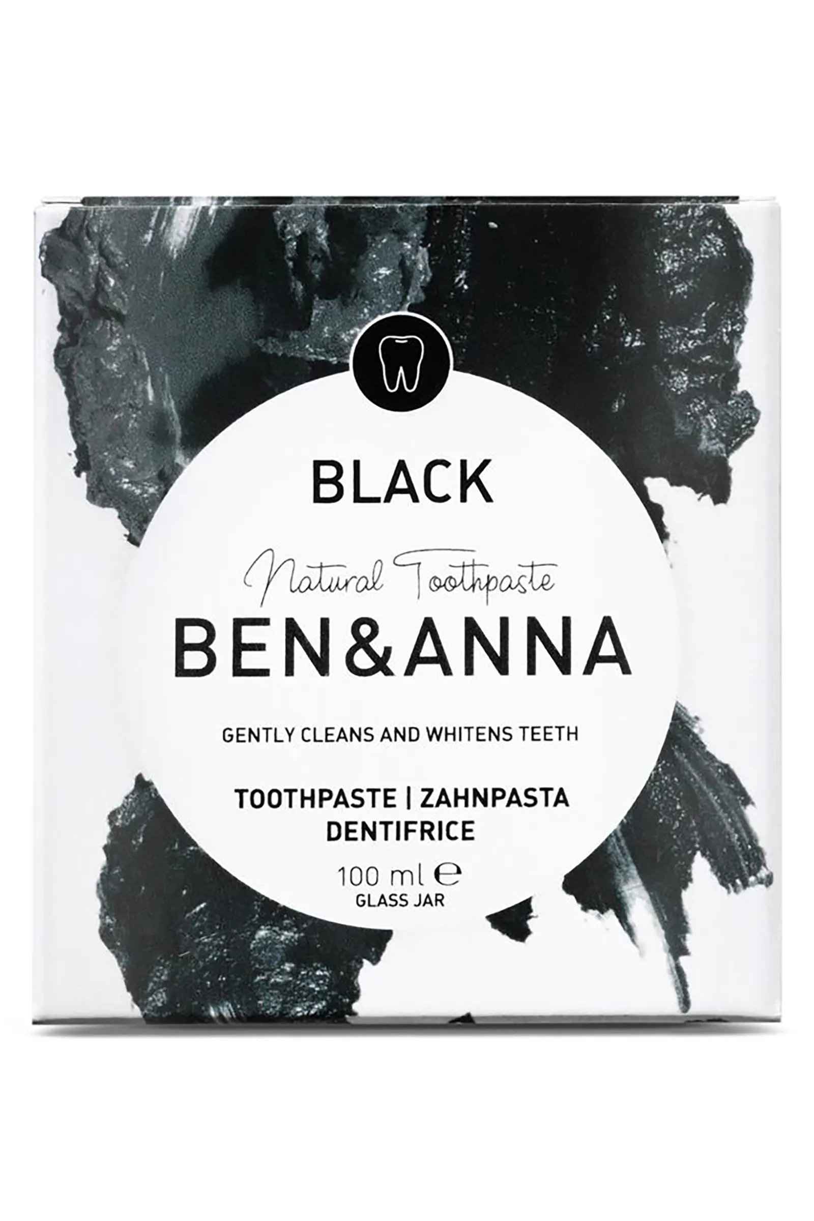 Organic Black Toothpaste 100ml (Ben & Anna) | Healthy Supplies
