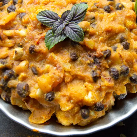 Black Chickpea Curry