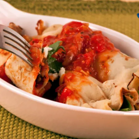 Spinach & Feta Savoury Pancakes