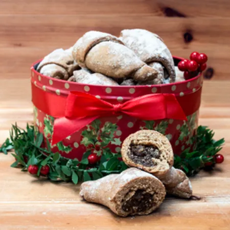 Christmas Crescents with Mincemeat