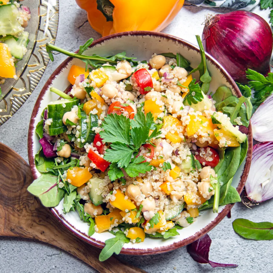 Chickpea Quinoa Salad