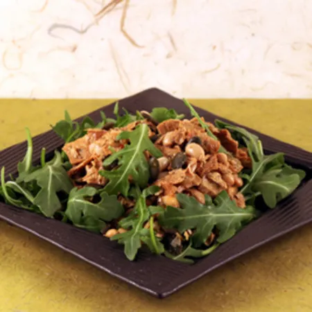 Roasted Tofu Bean Salad