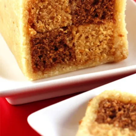 Chocolate Orange Battenberg Cake
