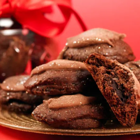 Iced Chocolate Cookies