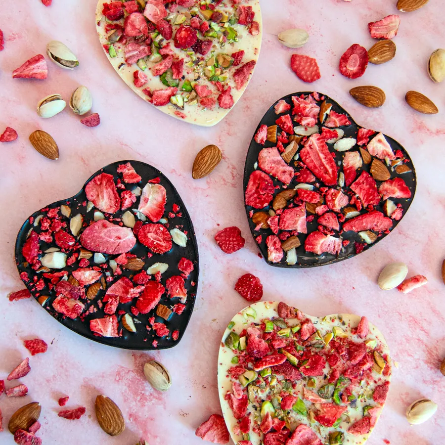 Chocolate Valentines Hearts