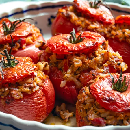 Rice-Stuffed Tomatoes