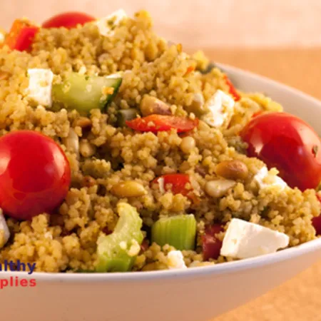 Feta and Pine Nut Cous Cous Salad