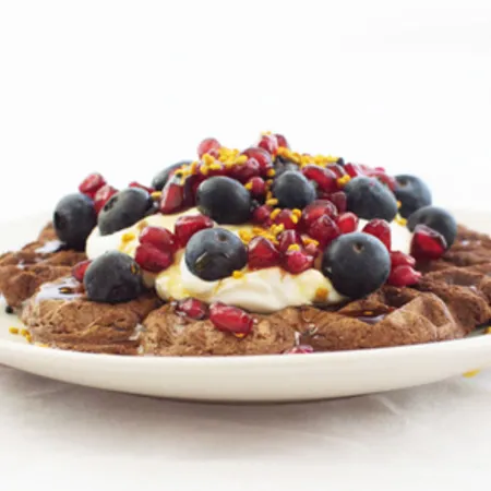 Coconut & Spelt Cacao Waffles