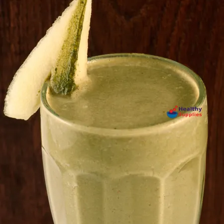 Melon Wheat Grass Green Tea Smoothie