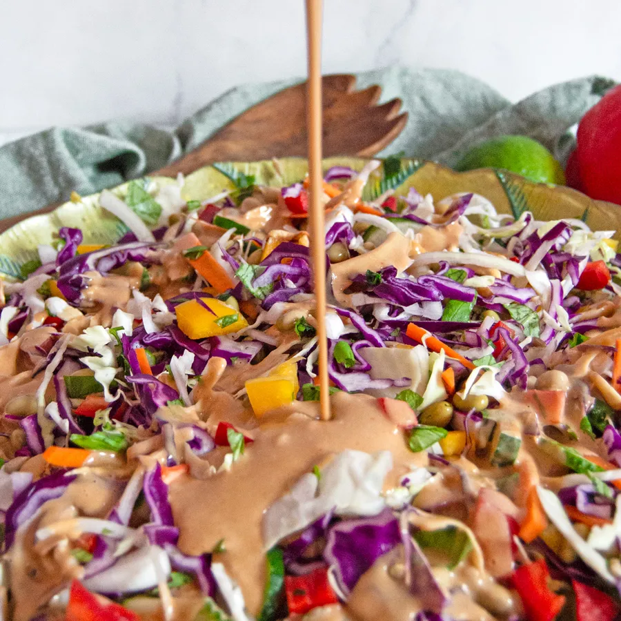 Thai Rainbow Crunch Salad