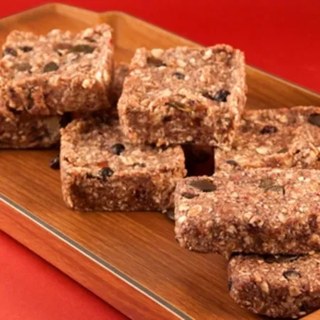 No-Bake Berry Choc Flapjack