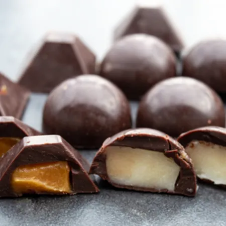 Salted Caramel & Vanilla Chocolates