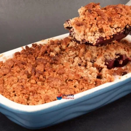 Apple & Blackberry Crumble