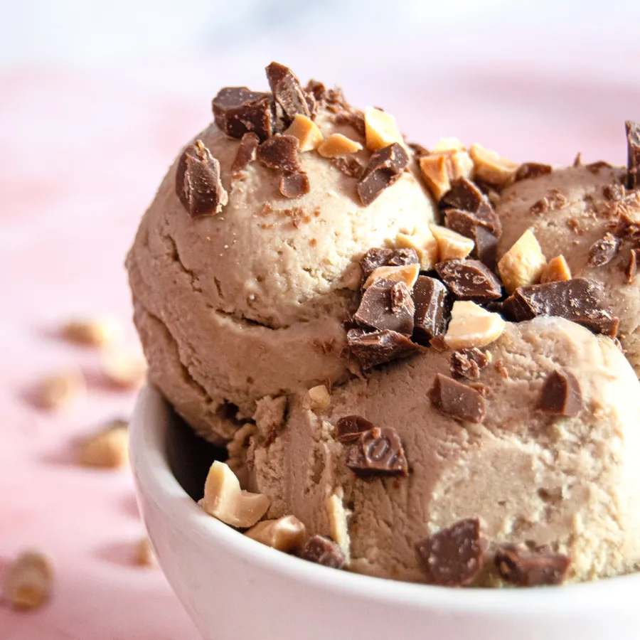 Peanut Butter Protein Ice Cream