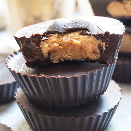 Healthy Chocolate Peanut Butter Cups