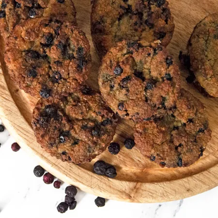 Low Carb Blueberry & Almond Flour Muffins