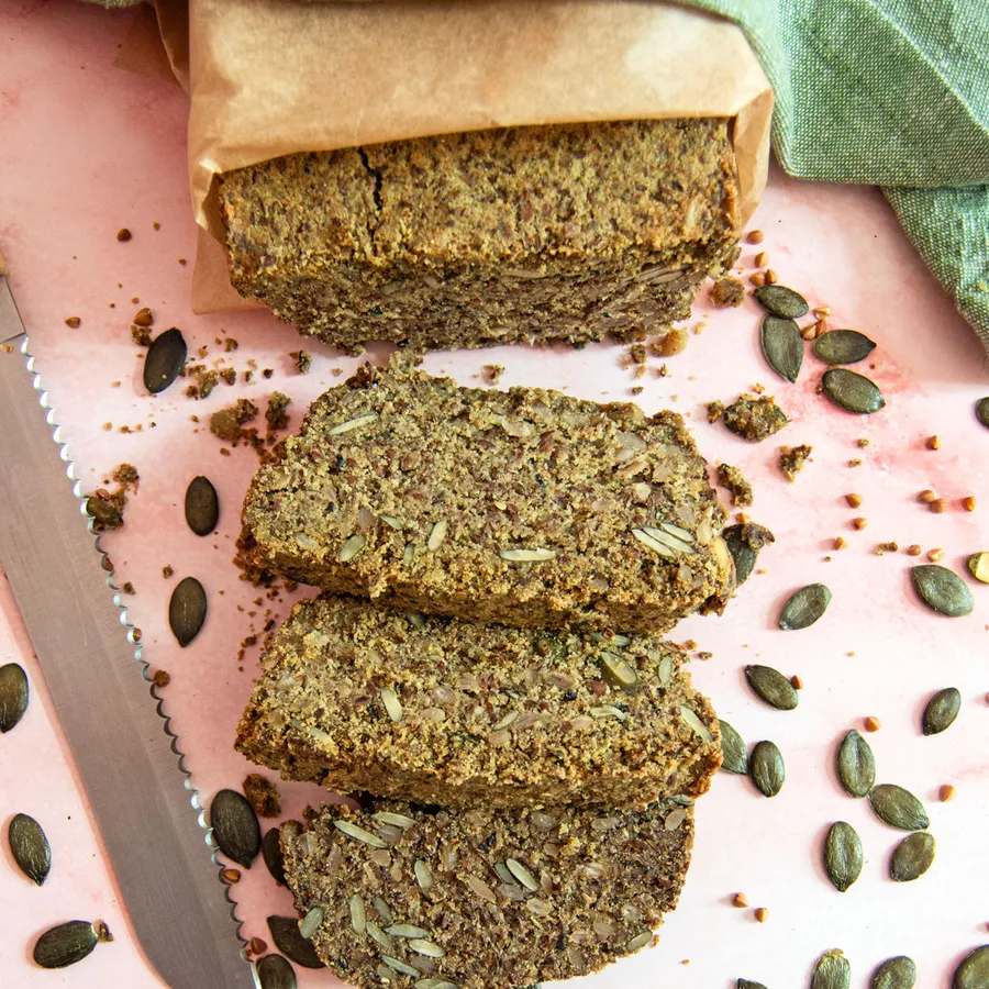 Buckwheat, Almond and Seed Bread