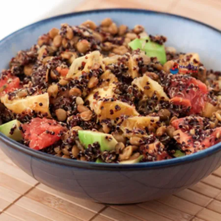 Black Quinoa Salad with Celery Seed Dressing